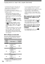 Preview for 76 page of Sony Handycam HDR-HC1E Operating Manual