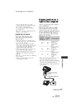 Preview for 87 page of Sony Handycam HDR-HC3 Operating Manual