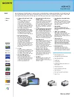 Sony Handycam HDR-HC5 Brochure preview