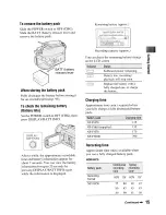 Preview for 15 page of Sony Handycam HDR-HC5 Operating Manual