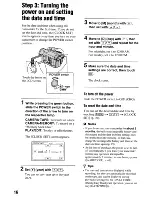 Preview for 16 page of Sony Handycam HDR-HC9 Operating Manual