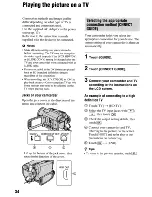 Preview for 34 page of Sony Handycam HDR-HC9 Operating Manual