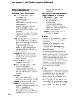 Preview for 74 page of Sony Handycam HDR-HC9 Operating Manual