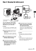 Предварительный просмотр 13 страницы Sony Handycam HDR-HC9E Operating Manual