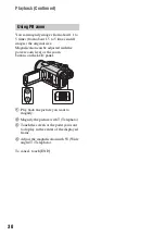 Предварительный просмотр 30 страницы Sony Handycam HDR-HC9E Operating Manual