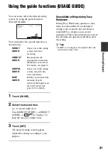 Предварительный просмотр 31 страницы Sony Handycam HDR-HC9E Operating Manual