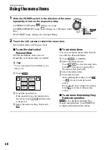 Предварительный просмотр 40 страницы Sony Handycam HDR-HC9E Operating Manual