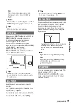 Предварительный просмотр 49 страницы Sony Handycam HDR-HC9E Operating Manual