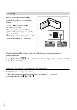 Preview for 24 page of Sony Handycam HDR-J380E Operating Manual