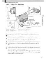 Предварительный просмотр 9 страницы Sony Handycam HDR-PJ30 (Spanish) Guia De Operaciones