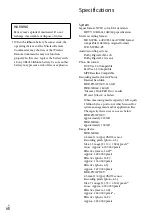 Preview for 68 page of Sony Handycam HDR-PJ50 Operating Manual