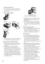 Предварительный просмотр 6 страницы Sony Handycam HDR-PJ50E Instruction & Operation Manual