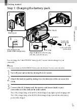 Предварительный просмотр 11 страницы Sony Handycam HDR-PJ50E Instruction & Operation Manual