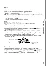 Предварительный просмотр 23 страницы Sony Handycam HDR-PJ50E Instruction & Operation Manual