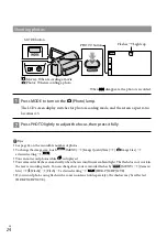 Предварительный просмотр 24 страницы Sony Handycam HDR-PJ50E Instruction & Operation Manual