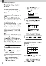 Предварительный просмотр 34 страницы Sony Handycam HDR-PJ50E Instruction & Operation Manual