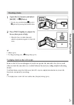 Предварительный просмотр 27 страницы Sony Handycam HDR-PJ650E Operating Manual