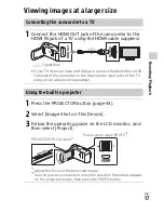 Предварительный просмотр 17 страницы Sony Handycam HDR-PJ810 Operating Manual