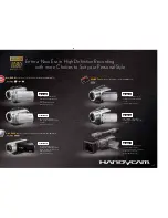 Предварительный просмотр 2 страницы Sony Handycam HDR-SR1 Brochure & Specs