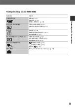 Предварительный просмотр 23 страницы Sony Handycam HDR-SR1 (French) Mode D'Emploi