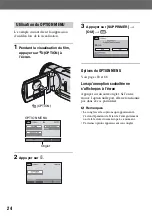 Предварительный просмотр 24 страницы Sony Handycam HDR-SR1 (French) Mode D'Emploi