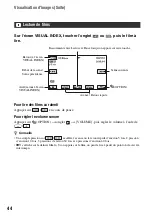 Предварительный просмотр 44 страницы Sony Handycam HDR-SR1 (French) Mode D'Emploi