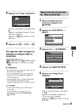 Предварительный просмотр 55 страницы Sony Handycam HDR-SR1 (French) Mode D'Emploi
