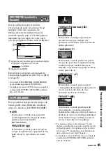 Предварительный просмотр 85 страницы Sony Handycam HDR-SR1 (French) Mode D'Emploi