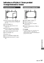 Предварительный просмотр 137 страницы Sony Handycam HDR-SR1 (French) Mode D'Emploi