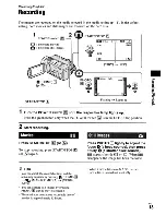 Preview for 13 page of Sony Handycam HDR-SR10 Operating Manual