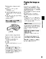 Preview for 73 page of Sony Handycam HDR-SR10 Operating Manual