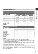 Preview for 11 page of Sony Handycam HDR-SR5E Handbook