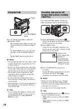 Preview for 30 page of Sony Handycam HDR-SR5E Handbook