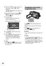 Preview for 38 page of Sony Handycam HDR-SR5E Handbook