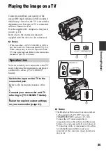 Preview for 39 page of Sony Handycam HDR-SR5E Handbook