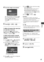 Preview for 47 page of Sony Handycam HDR-SR5E Handbook