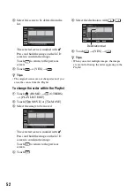 Preview for 52 page of Sony Handycam HDR-SR5E Handbook