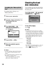 Preview for 58 page of Sony Handycam HDR-SR5E Handbook