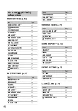 Preview for 62 page of Sony Handycam HDR-SR5E Handbook