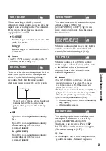 Preview for 65 page of Sony Handycam HDR-SR5E Handbook