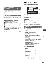 Preview for 67 page of Sony Handycam HDR-SR5E Handbook