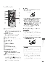 Preview for 111 page of Sony Handycam HDR-SR5E Handbook