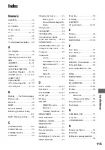 Preview for 115 page of Sony Handycam HDR-SR5E Handbook