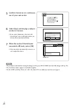 Preview for 24 page of Sony Handycam HDR-TD20V Operating Manual