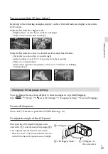 Preview for 25 page of Sony Handycam HDR-TD20V Operating Manual