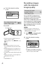 Preview for 44 page of Sony Handycam HDR-TD20V Operating Manual