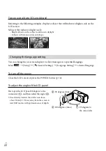 Preview for 22 page of Sony Handycam HDR-TD30 Operating Manual