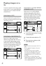 Preview for 42 page of Sony Handycam HDR-TD30 Operating Manual