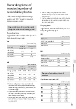 Preview for 63 page of Sony Handycam HDR-TD30 Operating Manual