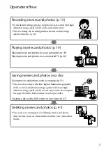 Preview for 7 page of Sony Handycam HDR-TG5E Operating Manual